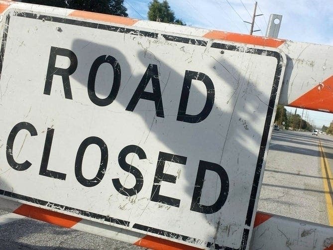 Bridges closed for GLX work will reopen later than expected.