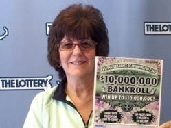 Madeline Russell recently won $1 million in the "$10,000,000 Bankroll" instant game. 
