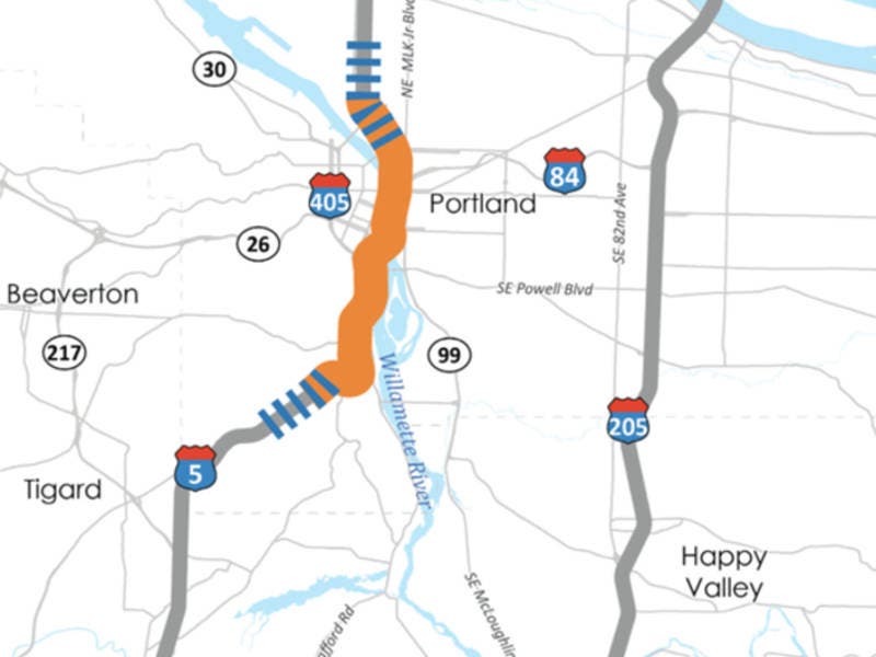 Portland Highway Tolls Move Closer State Likely To Ask Feds OK
