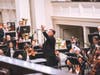 Maestro David Wroe with NJ Festival Orchestra musicians at The Presbyterian Church in Westfield, the venue for NJFO’s May 30 performance of One Thousand and One Nights.
