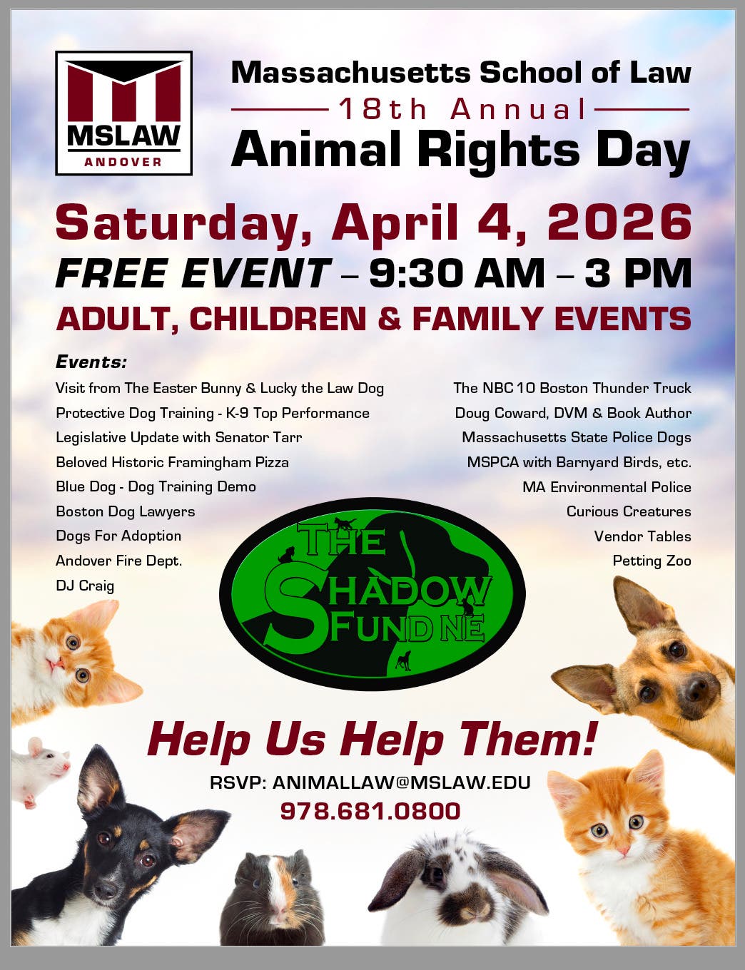FREE Kids & Family Animal Rights Day