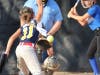 Sophia Horvack painting the inside corner in the Seabreeze Championship game