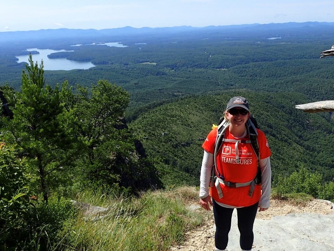 Megan Newhouse, 33, of Stamford will embark on a daring hike over lava fields and volcanoes in Iceland in August.