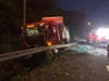 Firefighters responded to an accident involving a tractor trailer on I-95 in Greenwich on Aug. 7, 2019.