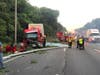 Firefighters responded to an accident involving a tractor trailer on I-95 in Greenwich on Aug. 7, 2019.