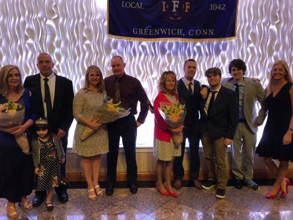 On Oct. 26, 2019, Greenwich Professional Firefighters honored four members who retired from the Greenwich Fire Department this year.
