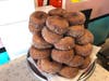 Customers eagerly purchase homemade donuts at Lakeside Diner on Long Ride Road in Stamford on Feb. 12, 2020.