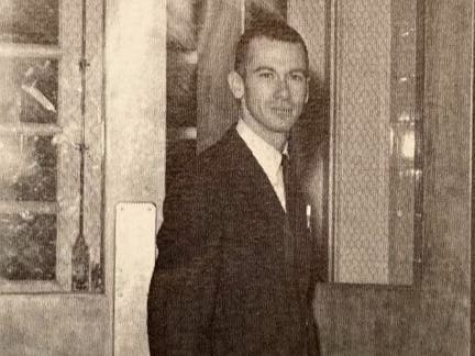 Bill Mongovan in the 1967 St. Mary's of Greenwich high school yearbook.