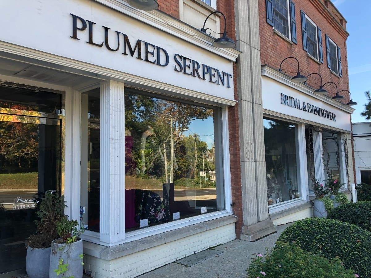 The Plumed Serpent Bridal at 246 Post Road East in Westport on Thursday, five days after a fire broke out at the store.