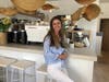 Owner Jill Brody sits at the counter at Arden's, a new coastal cafe now open in the Rowayton area of Norwalk.