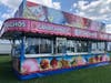 A snack stand set up Wednesday afternoon for the Norwalk Oyster Festival, scheduled to take place Sept. 8-10, at Veterans Memorial Park and Marina.