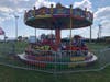 A spinning ride set up Wednesday afternoon for the Norwalk Oyster Festival, scheduled to take place Sept. 8-10, at Veterans Memorial Park and Marina.