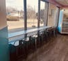 New indoor seating at Sweet Ashley's Handcrafted Ice Cream, located at 248 East Avenue in Norwalk.
