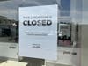 A sign on the door of Crumbl Cookies at 360 Connecticut Avenue on May 20, 2024, indicates the store has closed.