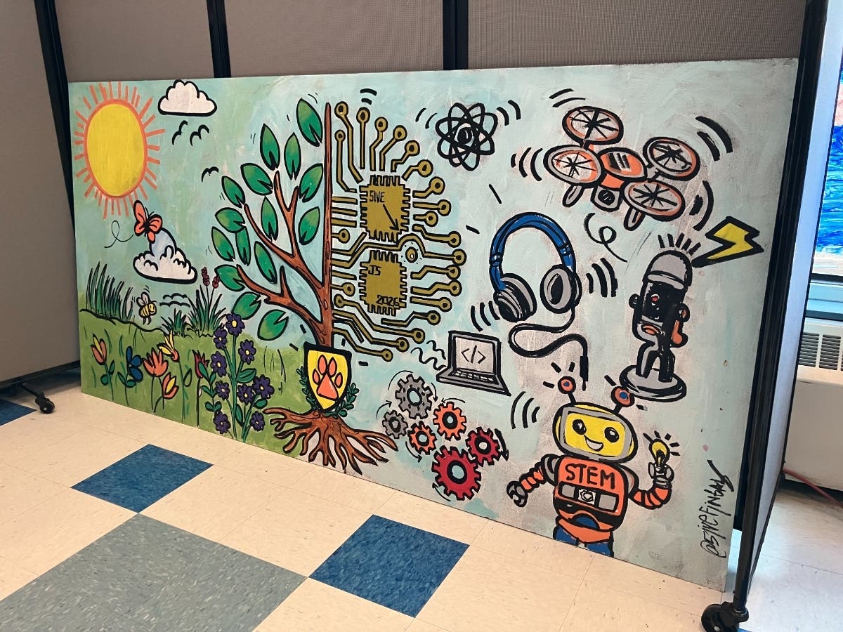 Norwalk School Unveils New Mural In Celebration Of Earth Day
