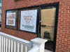 Signs advertising a new Pappas Pizza location "coming soon" at 14 Belden Avenue in Norwalk on April 23, 2026.