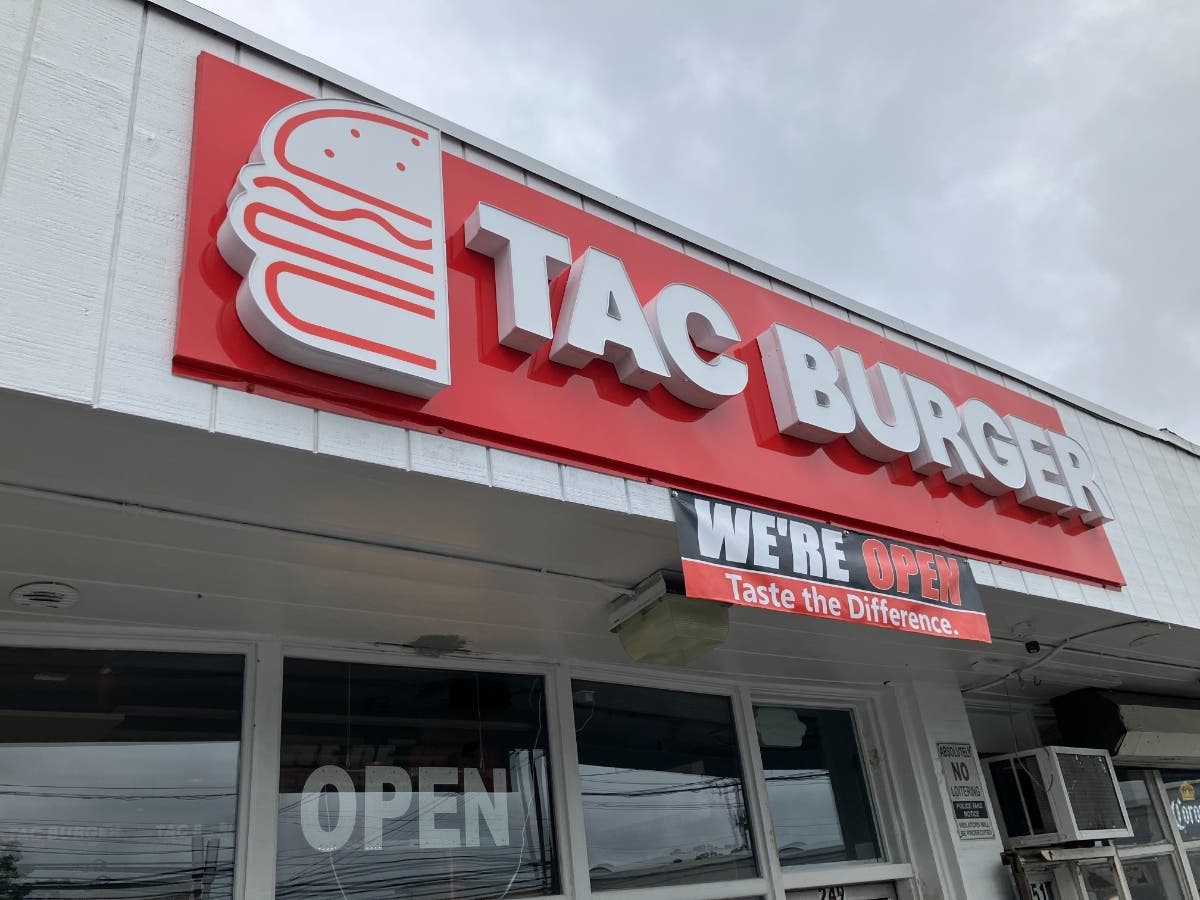 TAC Burger, located at 249 Westport Avenue in Norwalk, on July 7, 2026.