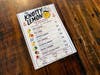 A menu for The Knotty Lemon lemonade stand at Knot Norm’s, located at 10 First Street in East Norwalk, on July 16, 2026.