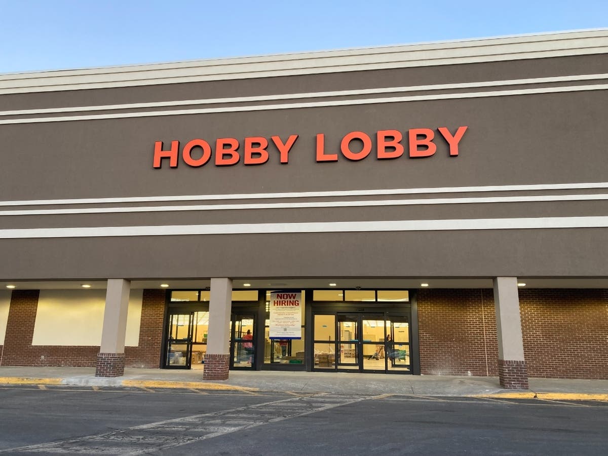 A Hobby Lobby store at 380 Main Avenue in Norwalk on Feb. 4, 2025, prior to opening.