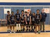 St. Gabriel School varsity boys basketball team with coach Dan Caruso. (from left) Abhijith Tippireddy, Jaysean Williams, Quintin Floyd, Jalen Grant, Matthew Machon, Tyler Ross, Jaylon Brew, Christian Outlaw, Allyn Wright. Lucas Pearce not pictured.