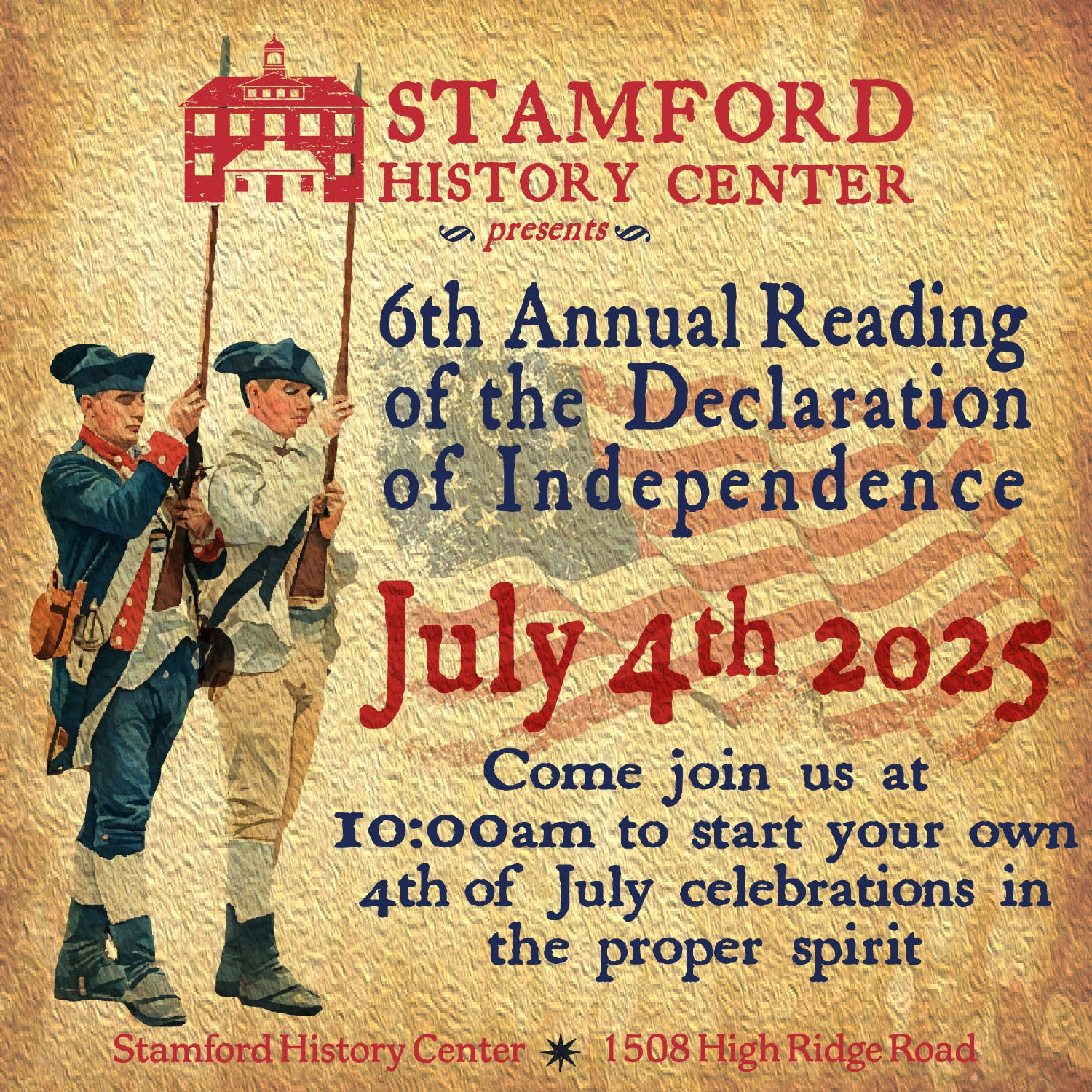 6th Annual Reading of the Declaration of Independence at Stamford History Center