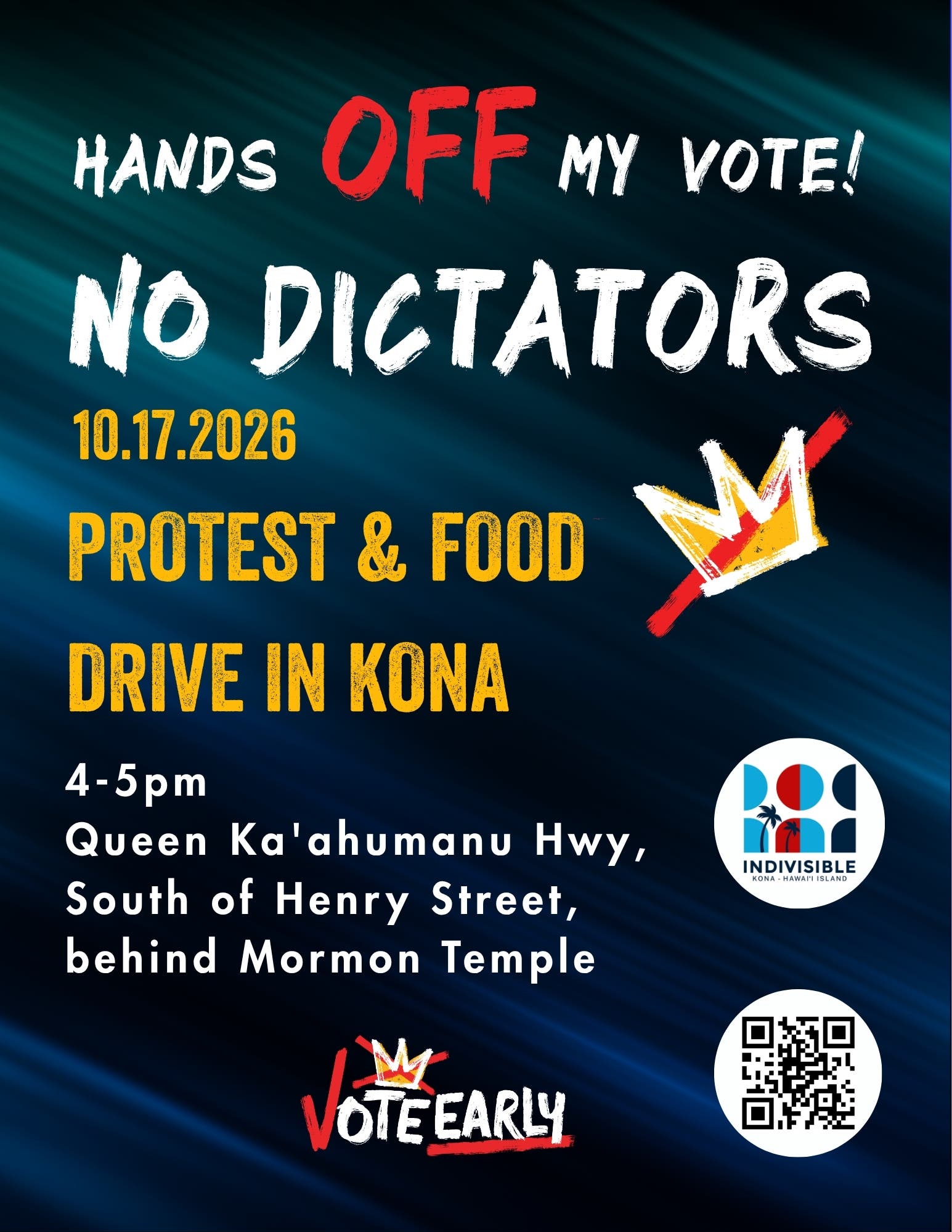 Hands Off My Vote! No Dictators