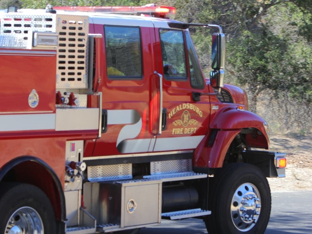 Four Healdsburg Fire Department engine crews responded to a house fire Tuesday, Sept. 3, 2019 on Sherman Street.