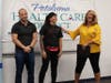 Left to right: David Cassetta, Angelica Rivas and Tami Bender