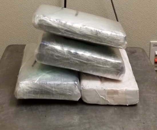 U.S. Border Patrol agents seized bundles of cocaine that have an estimated street value of $98,800.