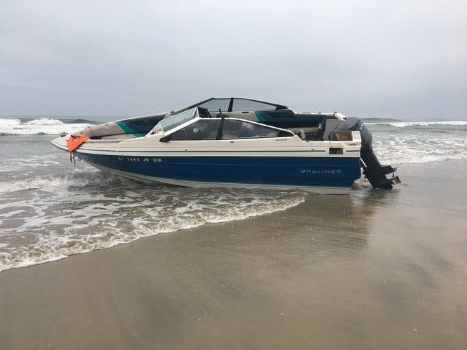 Officers captured seven men after they landed on Ponto State Beach in Carlsbad, authorities said.