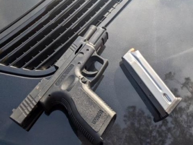 A Santa Rosa man found unresponsive in a Mercedes Benz in Mill Valley on Sunday morning was arrested for firearm and drug possession after more than three hours of attempts by authorities to coax him from the vehicle.