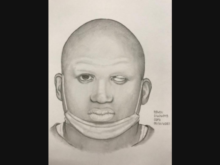 Police have released a composite sketch of the suspect.