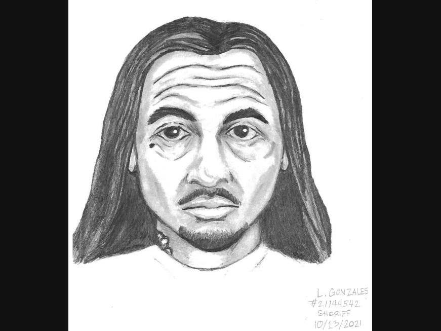 The San Diego County Sheriff's Department has released an artist's rendering of the suspect. 