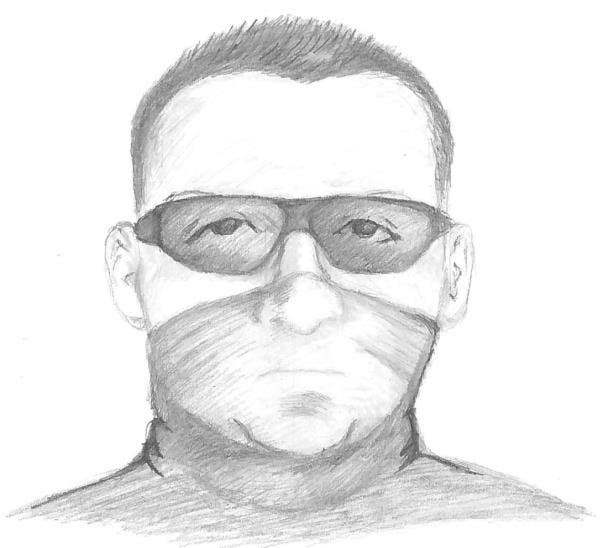The student described the would-be abductor as a thin man wearing sunglasses and dressed in black clothing, including a sweatshirt and scarf or mask over the lower part of his face. 
