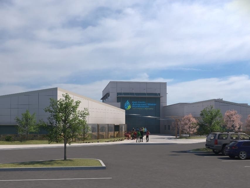 A rendering of the future site of the treatment facility in Santee.