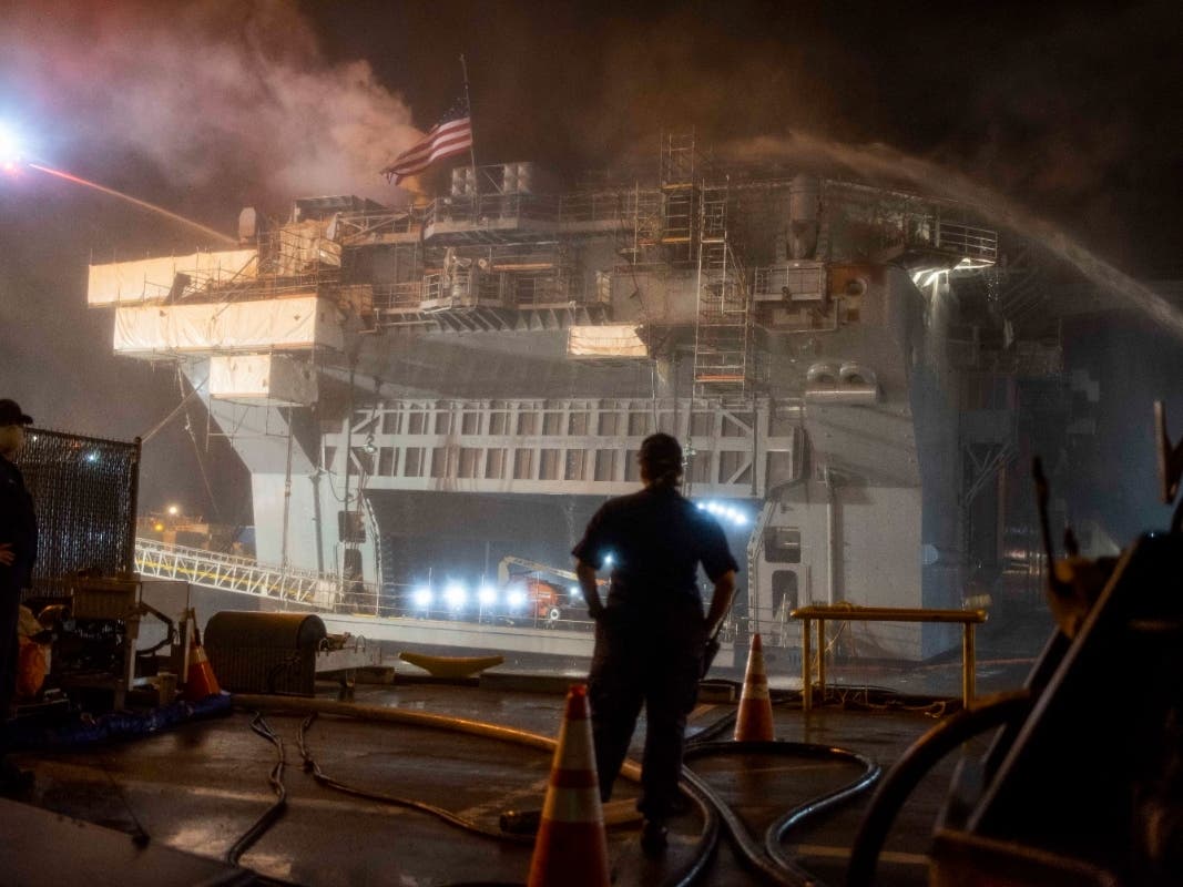 USS Bonhomme Richard (LHD 6) Fire