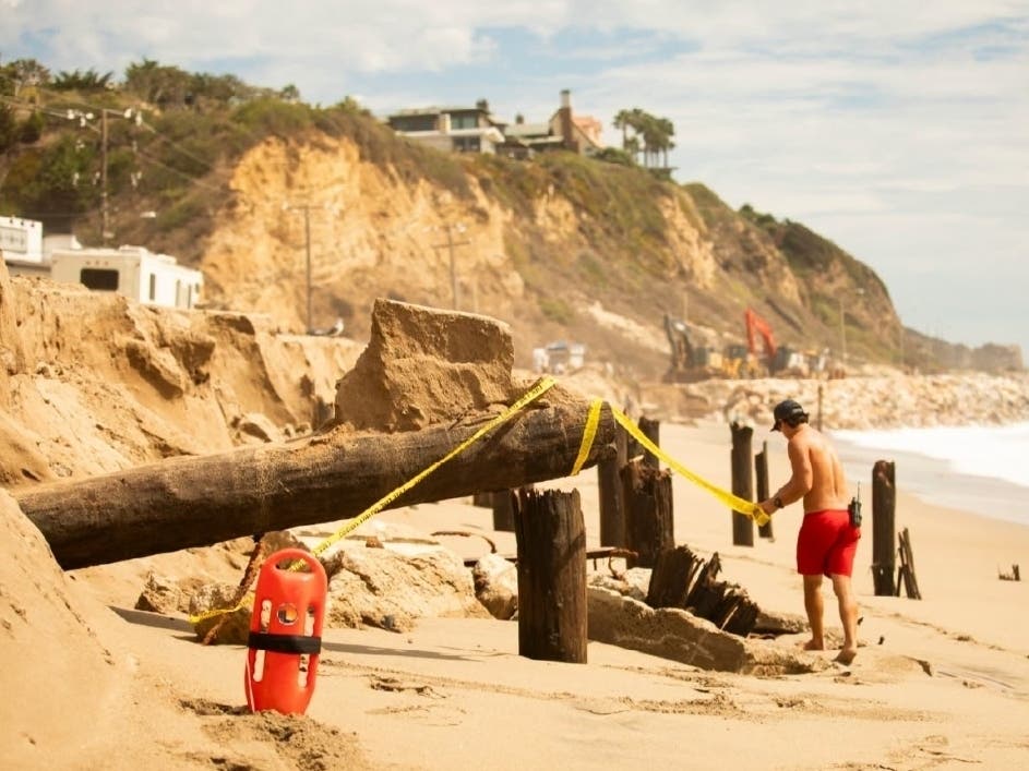 The city has been cleaning up from serious damage from an unusually strong late summer storm earlier this month.