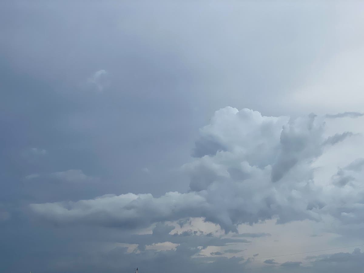 The added tropical moisture could produce a few light showers or sprinkles, with the greatest chance in the mountains and eastern portions of the county.