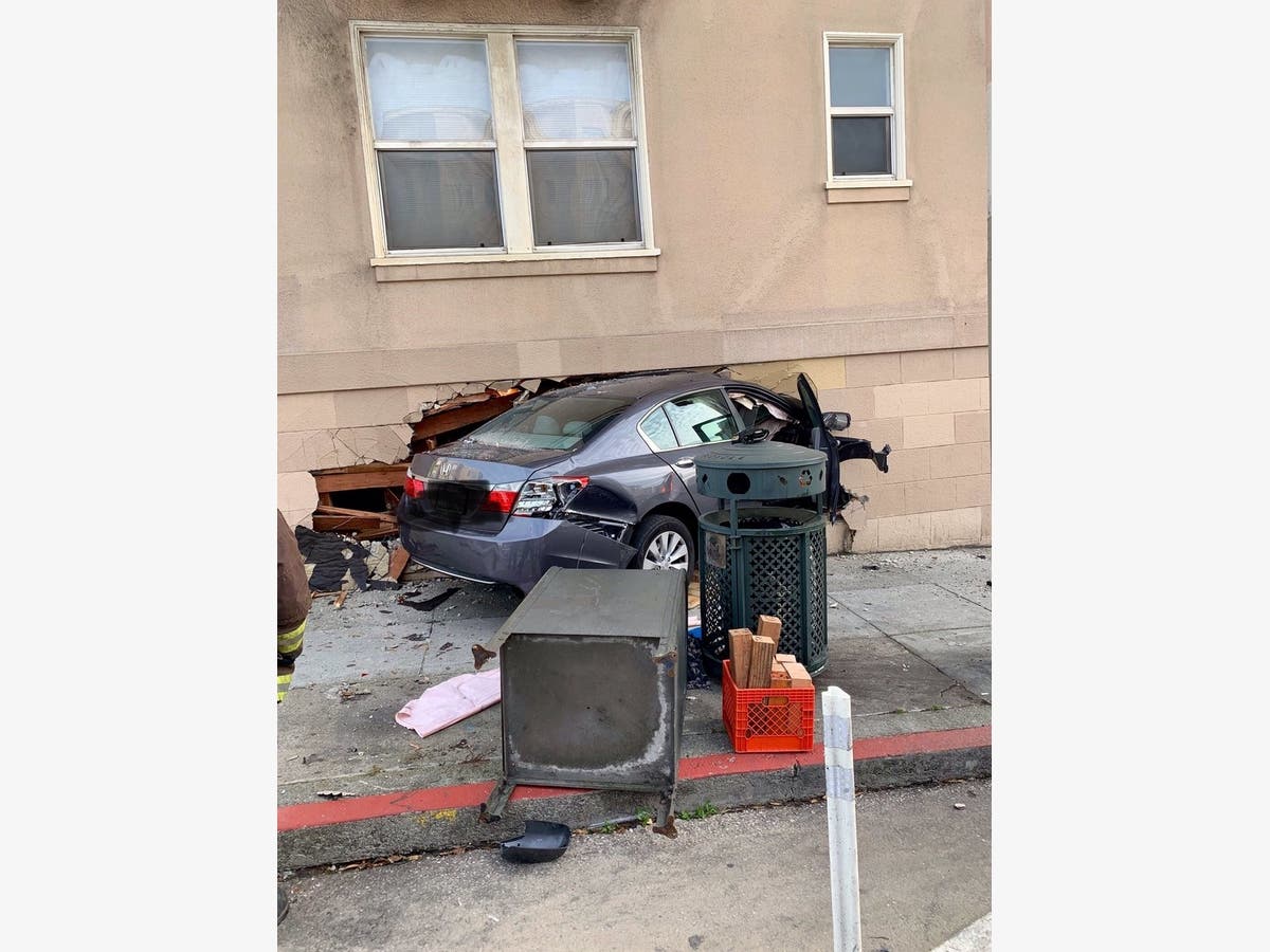 2 Injured After Car Crashes Into SF Building | San Francisco, CA Patch