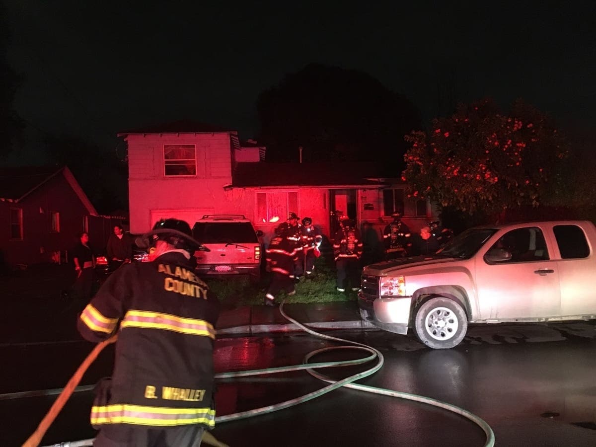 The fire started in an oven, according to the fire department.