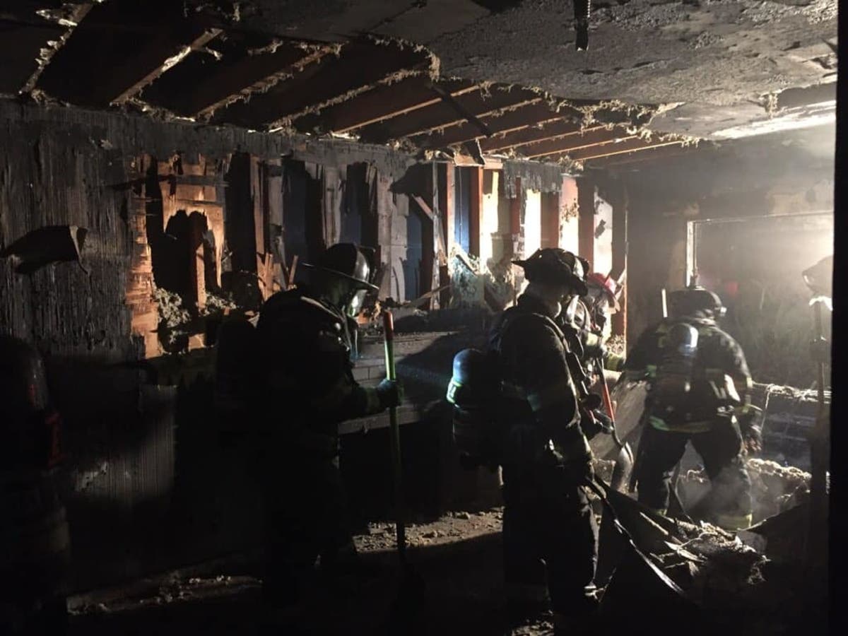 The cause of the fire was accidental, according tot he fire department.