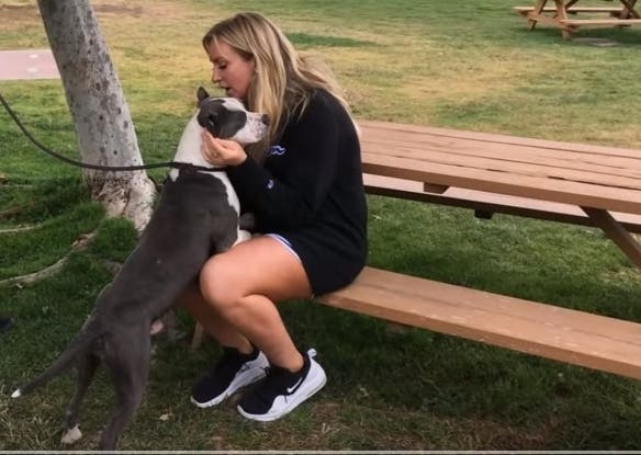 Nashville Singer-Songwriter Clare Dunn Travels to Jurupa Valley, CA, to Adopt a Special-Needs Dog.