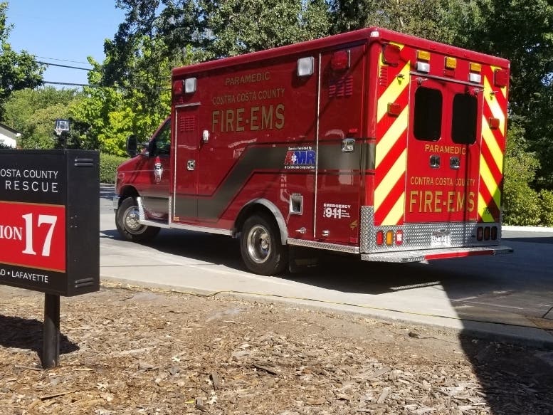 One of the four people injured needed to be hospitalized.