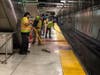 A water drainage issue forced trains to bypass the downtown station for a short time.