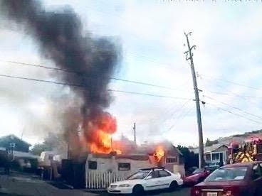 San Leandro mobile home fire on Thanksgiving Day.