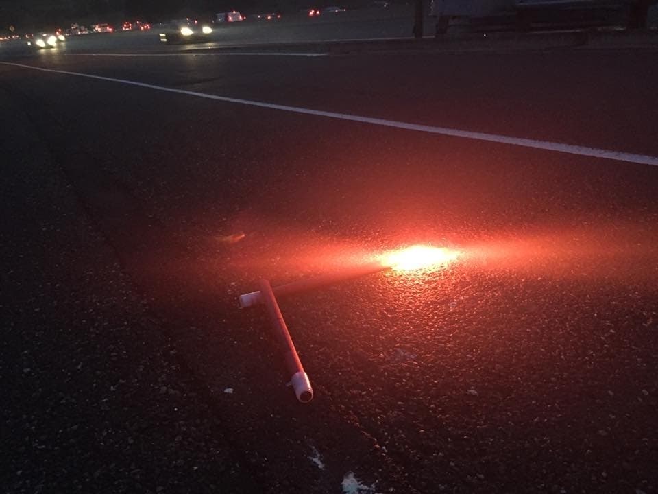 The crash was discovered off the side of the road shortly after 3 a.m.