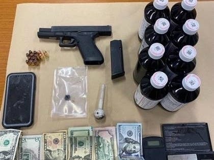 Evidence seized during an arrest in Berkeley.