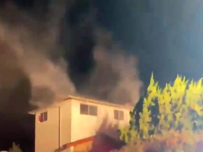 The Red Cross assisted the fire victims.