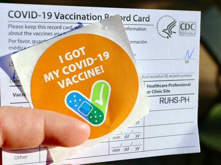 More than 87% of county residents have received at least one vaccine.