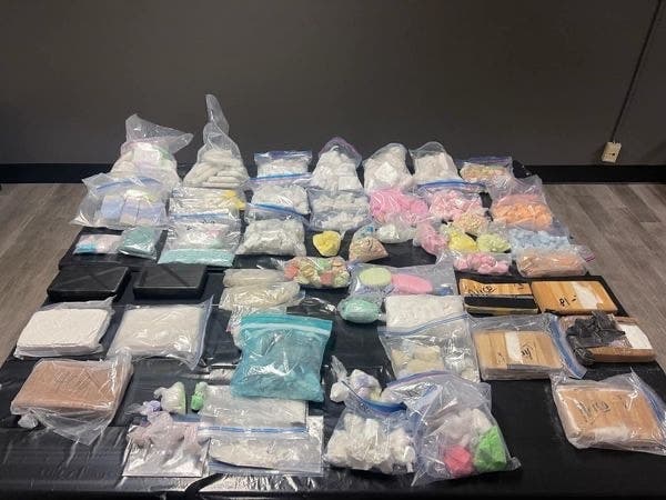 Illicit fentanyl recovered recently in Oakland, Calif. and Hayward, Calif. by the Alameda County Narcotics Task Force. 